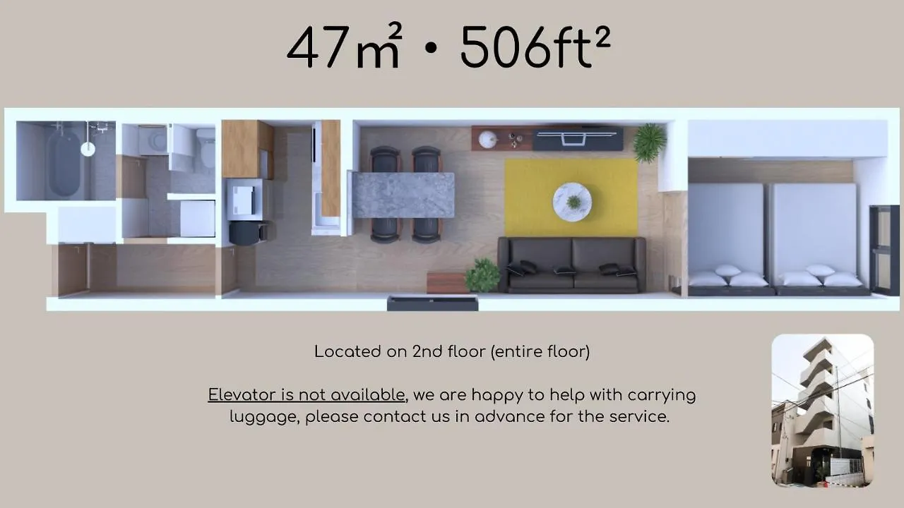 Seirai Asakusa Vacation Rental - Vacation Stay 15667 Tokyo